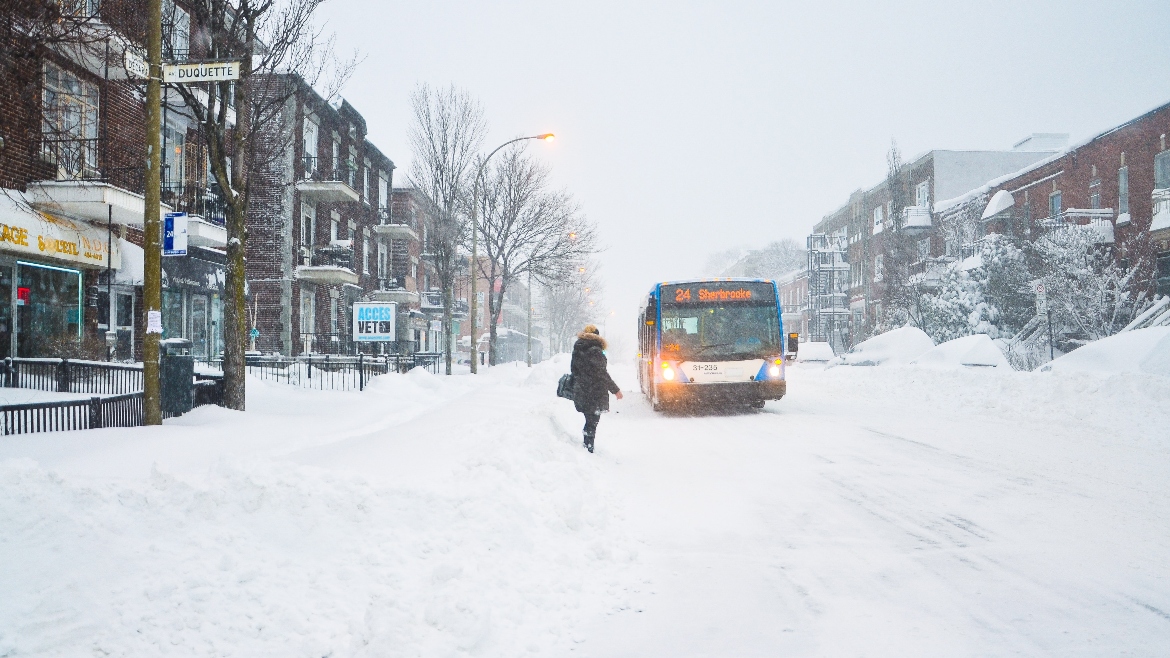 Hiver à Montréal