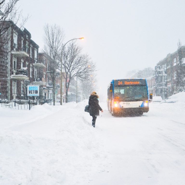 Hiver à Montréal